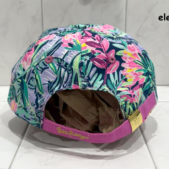 Lilly Pulitzer Slathouse Soiree Run Around Hat - MINT - Picture 5 of 11